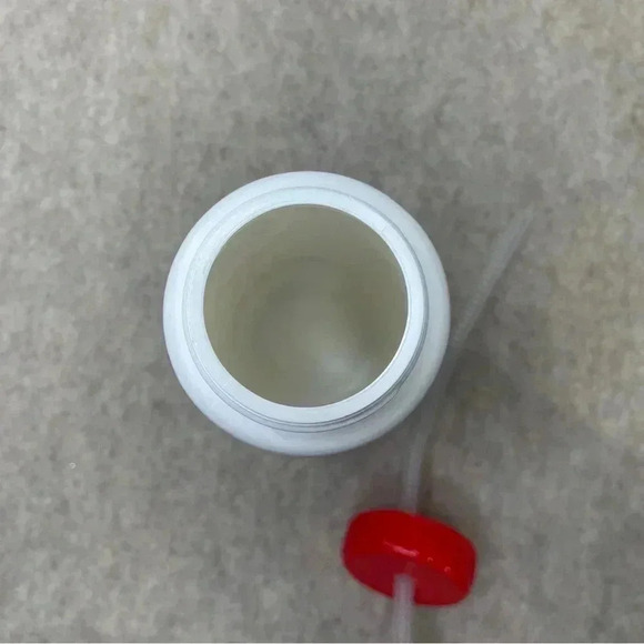 Betty Boop Vintage 1991 Six Flags White Red Water Bottle Cup Bending Straw - Picture 8 of 9